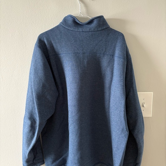 Columbia Heathered Blue Zip-Up Jacket - Picture 3 of 3